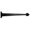 Zoo Hardware Hinge Front - 18" - Pairs - Black