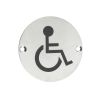 Zoo Hardware Sex Symbol - Disabled - 76mm dia - Satin Stainless