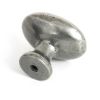 Pewter Oval Cabinet Knob 40mm
