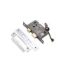 2.5" CE 3 Lever Mortice Sash Lock FD60 - Nickel Plated