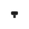 Millhouse Brass Battersea Linear Round Cabinet Knob Handle - Matt Black
