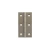 Millhouse Brass Cabinet Butt Hinges 75mm x 41mm x 2mm - Satin Nickel
