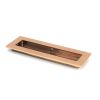 Polished Bronze 175mm Plain Rectangular Pull