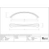 Natural Smooth 7" Shell Pull Handle