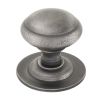 Antique Pewter Round Centre Door Knob