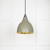 Smooth Brass Brindley Pendant in Tump