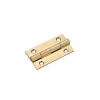 Zoo Hardware Solid drawn brass butt hinge - 38 x 22 x 1.3mm - Satin Brass
