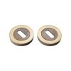 Oval Standard Escutcheon Aged Brass