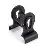 Matt Black 50mm Euro Door Pull (Back to Back fixings)
