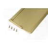 Satin Brass Large Letter Plate Cover