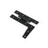 Black 3¼" HL Hinge (pair)
