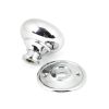 Polished Chrome 49mm Mushroom Mortice/Rim Knob Set