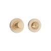 Linear Knurlmond Thumb Turn & Release Satin Brass