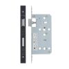 Zoo Hardware 2 Piece - DIN bathroom - 78mm c/c - backset 55mm - Black