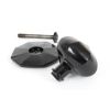 Black Octagonal Centre Door Knob