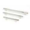 Polished Nickel Half Brompton Pull Handle - Medium
