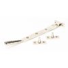 Polished Nickel 8" Hammered Newbury Stay
