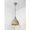 Smooth Brass Brindley Pendant in Tump