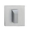 Tupai Rapido 5S Line WC Turn on 5mm Slimline Square Rose (bolt through fixing only) - Satin Chrome