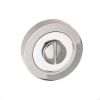 STATUS WC Turn and Release on Round Rose - Satin Chrome/Polished Chrome