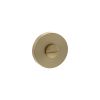 Senza Pari Euro Escutcheons on Round Rose - Urban Dark Bronze