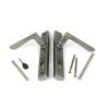 Pewter Eaton Slimline Lever Espag. Lock Set