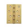 Double Phosphor Bronze Washered Hinges 102x76x3mm Satin Brass - By Frelan Hardware - J9019SB