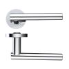 Zoo Hardware Lucca lever on round rose - Polished Chrome