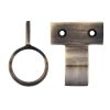 Zoo Hardware Window Sash Ring Vertical Fix - 28mm dia - Bronze