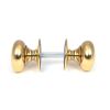 Aged Brass 49mm Mushroom Mortice/Rim Knob Set