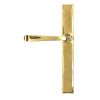 Polished Brass Avon Slimline Lever Espag. Latch Set