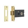 Jedo Box Deadbolts 76mm with 5mm Spindle Polished Brass - By Frelan Hardware - JL190PB