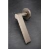 Valli W.W Lever on Round Rosette - Satin Nickel PVD