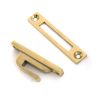 Polished Brass Locking Brompton Fastener - RH