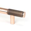 Polished Bronze Half Brompton Pull Handle - Small