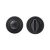 Zoo Hardware Turn & release on round rose - Black