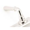 Polished Nickel Hammered Newbury Lever Euro Lock Set