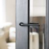 Forme Milly Lever Door Handle on Concealed Round Rose - Polished Chrome (Pair)