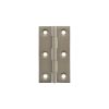 Millhouse Brass Cabinet Butt Hinges 64mm x 35mm x 2mm - Satin Nickel