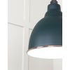 White Gloss Brindley Pendant in Dingle