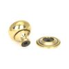 Aged Brass Mushroom Cabinet Knob 32mm