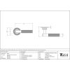 Matt Black Brompton Lever on Rose Set (Beehive)