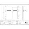 Satin Marine SS (316) Brompton Slimline Lever Espag. Lock Set