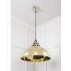 Smooth Brass Harborne Pendant
