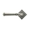 Pewter Regency Lever on Rose Set (Square) - Unsprung