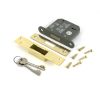 Polished Brass 3" 5 Lever BS Dead Lock