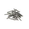 Pewter 10x1½" Round Head Screws (25)