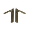 Burnished Brass Brompton Slimline Lever Espag. Latch Set