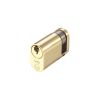 Zoo Hardware V5 45mm oval Single Cylinder Keyed to Differ - Brass