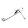 Polished Chrome Avon Slimline Lever Latch Set